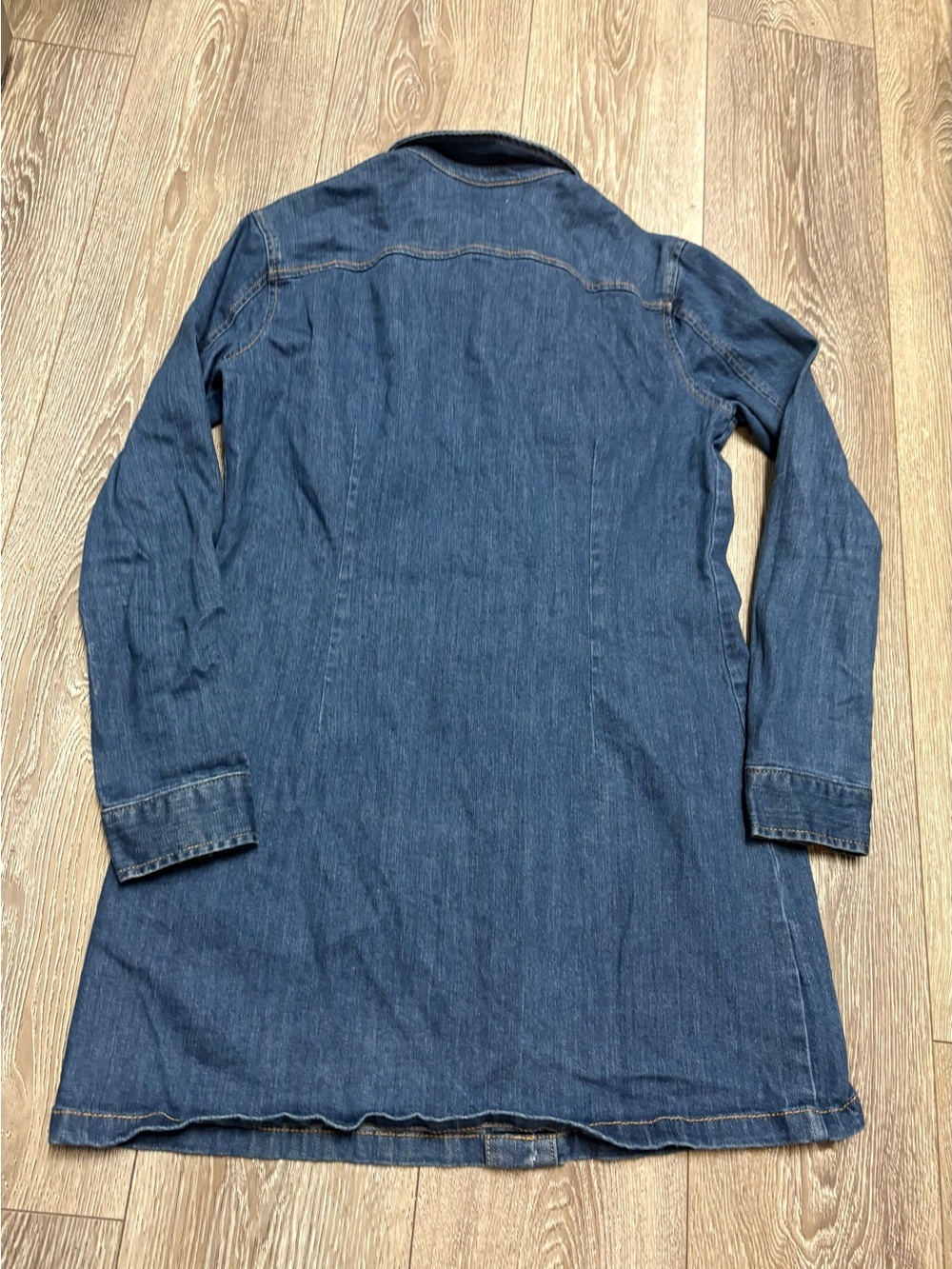 Kendall & Kylie Indigo Denim Shirt Dress - Picture 10 of 11